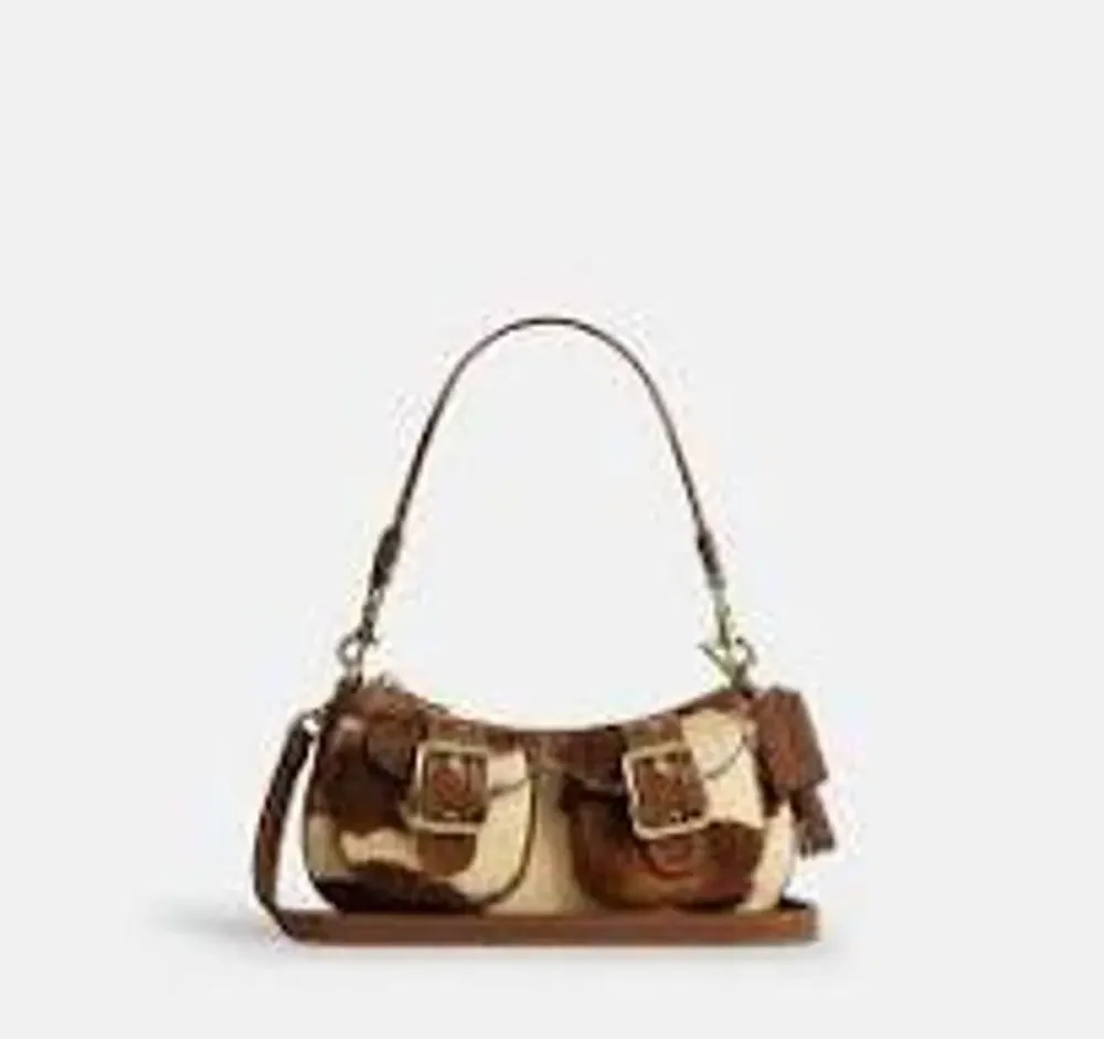 B2-002 NWT Coach Ashton Bag With Cow Print CDW47 cow printed haircalf